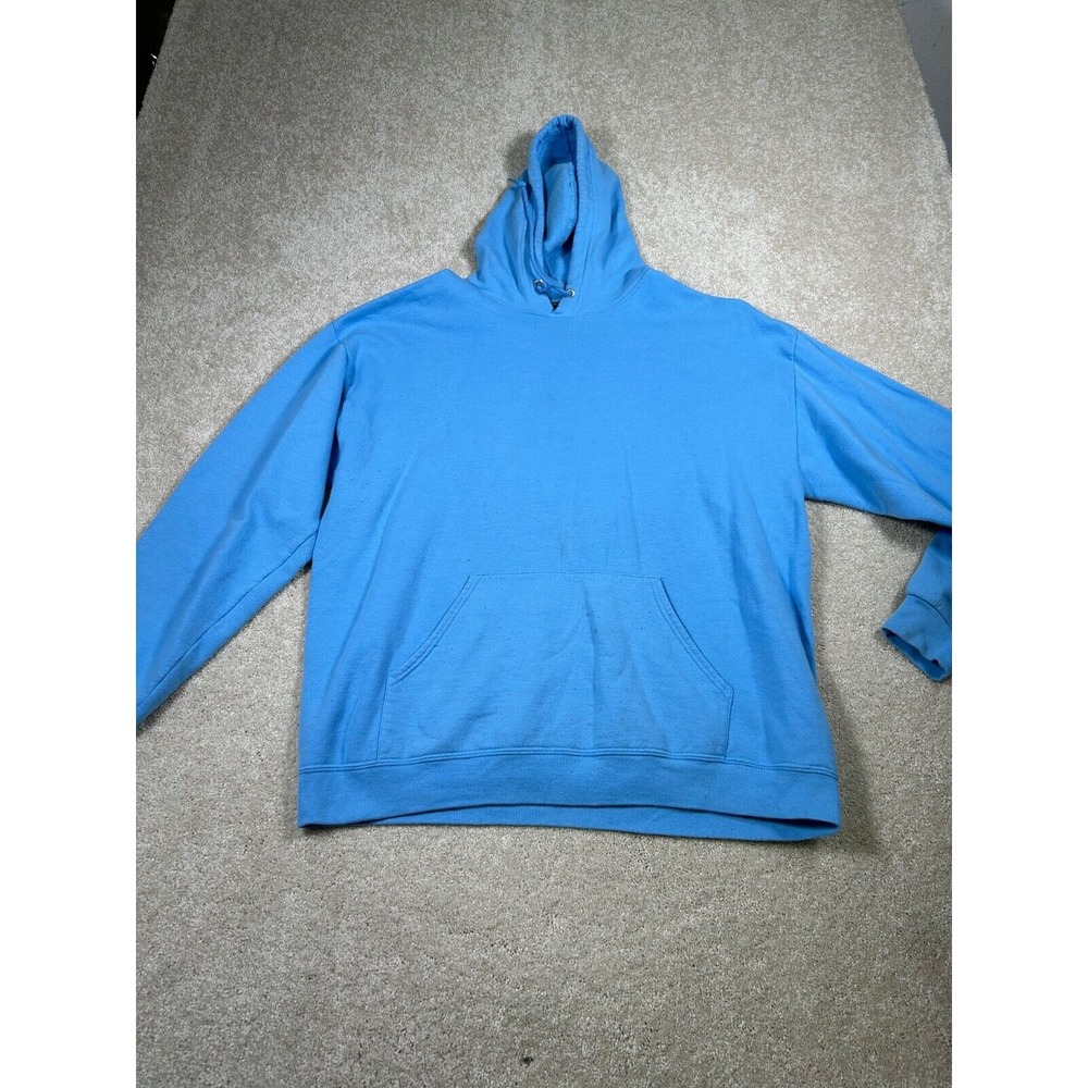 Althetic Works Mens Size Xl Blue Hoodie Sweatshirt
